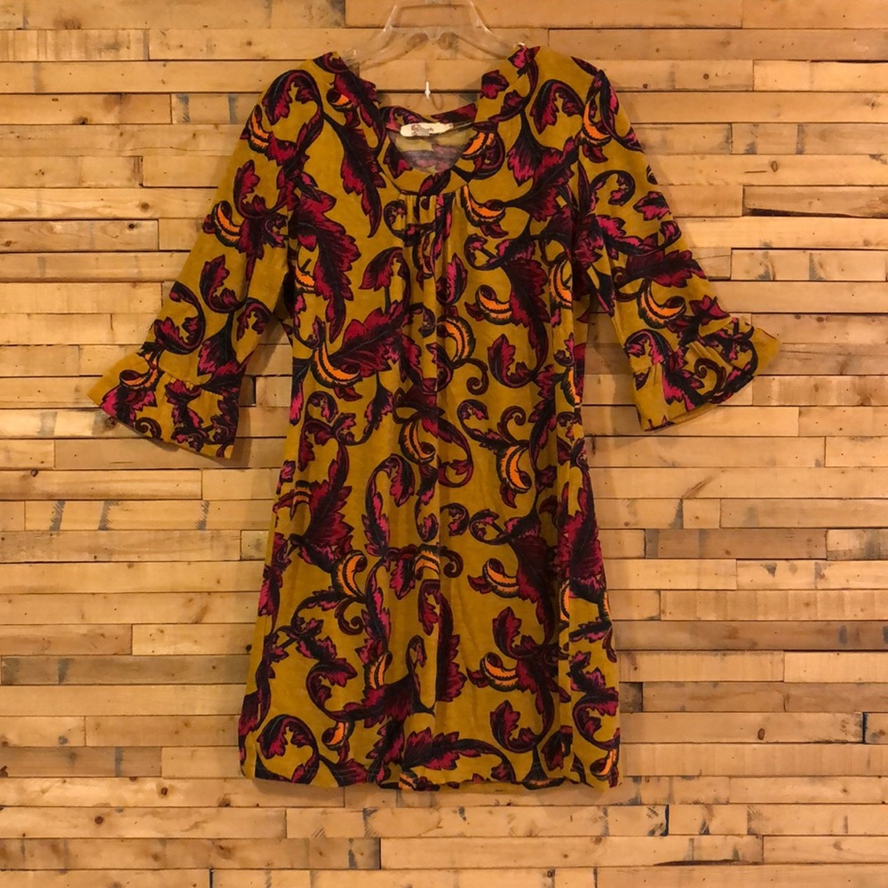 Aryeh Yellow Floral Dress